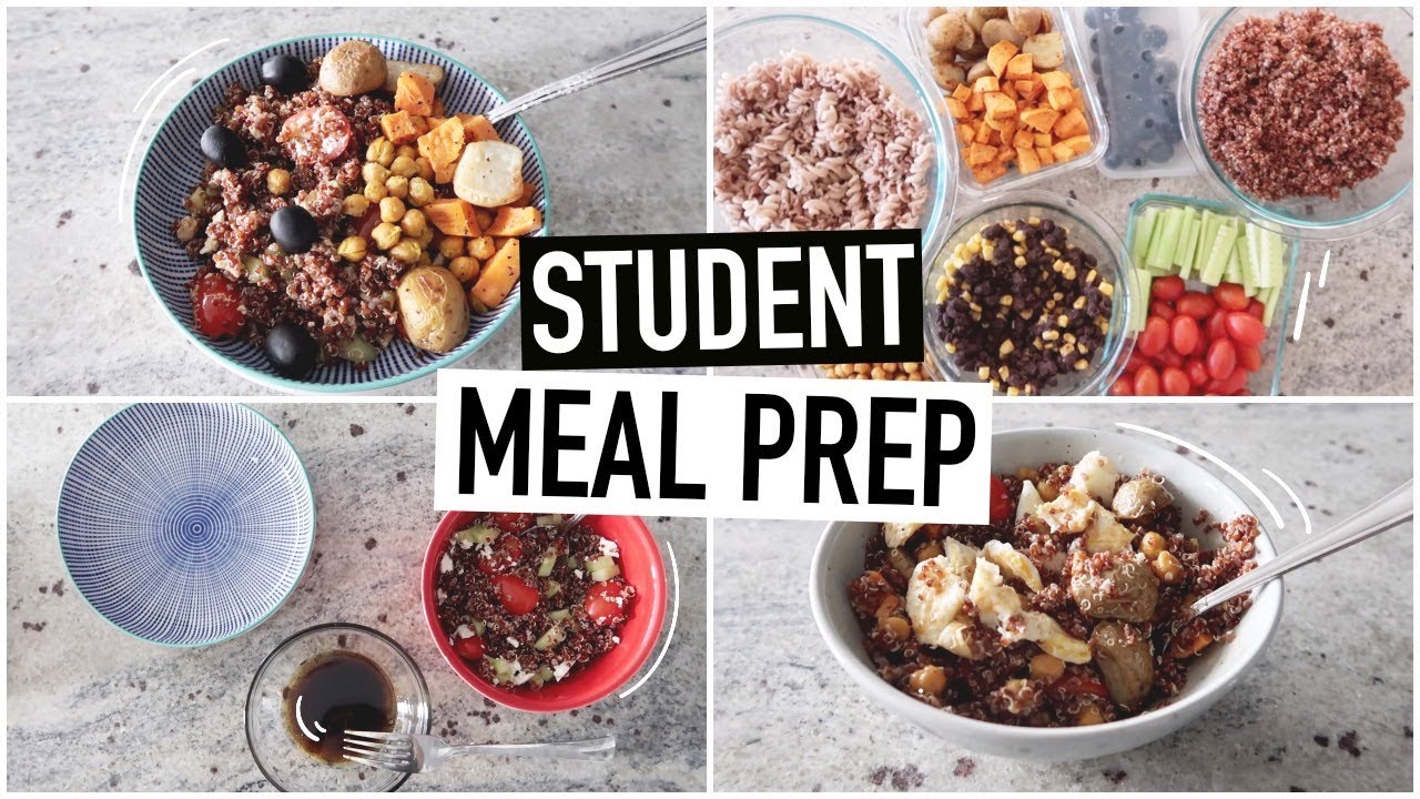 STUDENT MEAL PREP WITH ME | easy meals for university