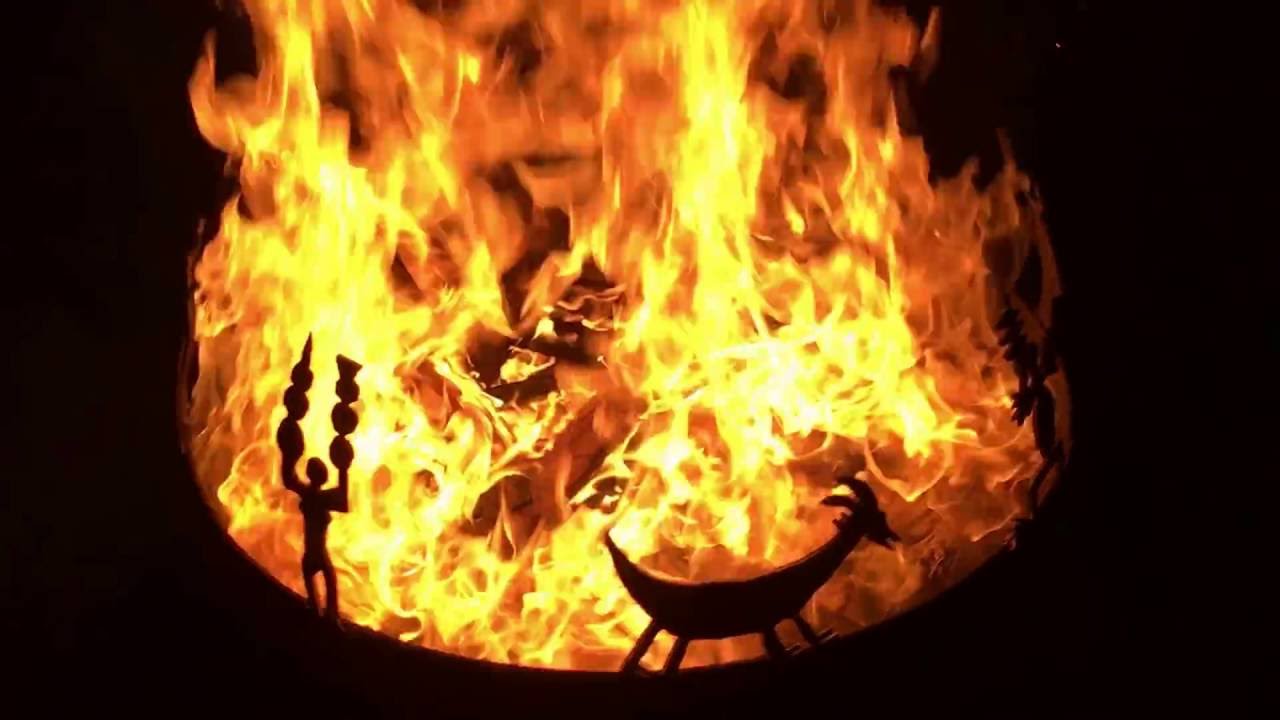 Exclusive Original Sculptural Firebowl&trade; Petroglyph No. 2