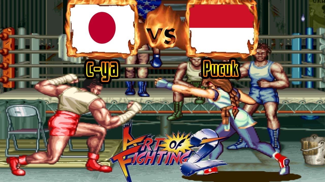 Art of Fighting 2 - c-ya (JPN) VS (IDN) Pucuk [aof2] [Fightcade] アートオブファイティング2