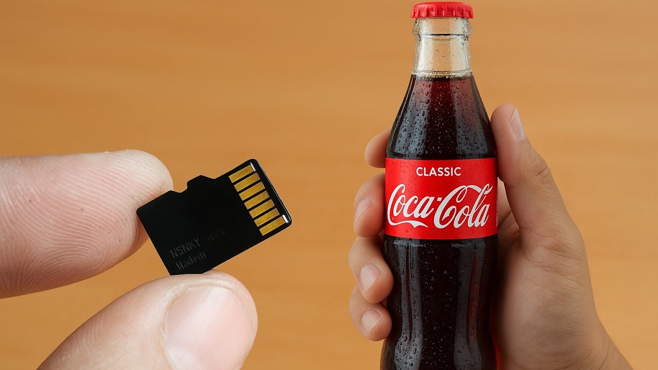 Repair Your Corrupted (Damaged) SD Card With Coca Cola,Memory Card , Expert 101
