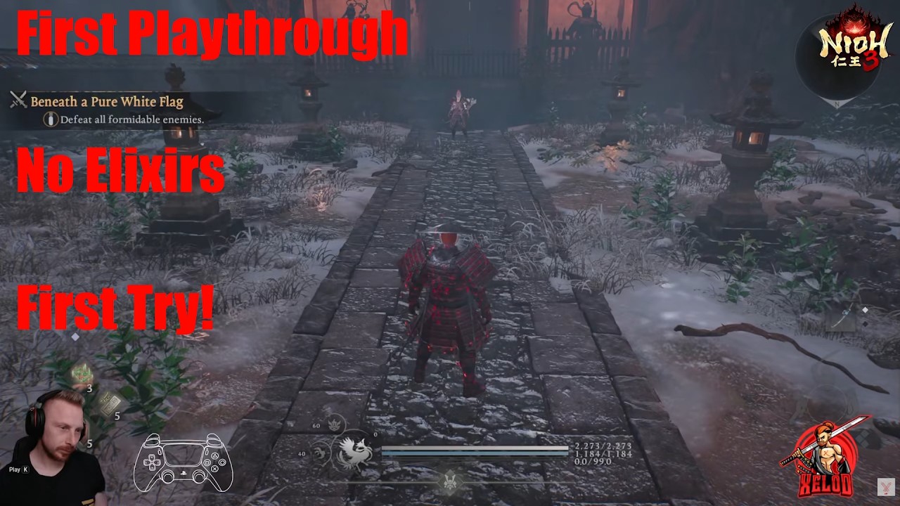 Nioh 3 | Beneath Pure White Flag – First Try (Battle Scroll)