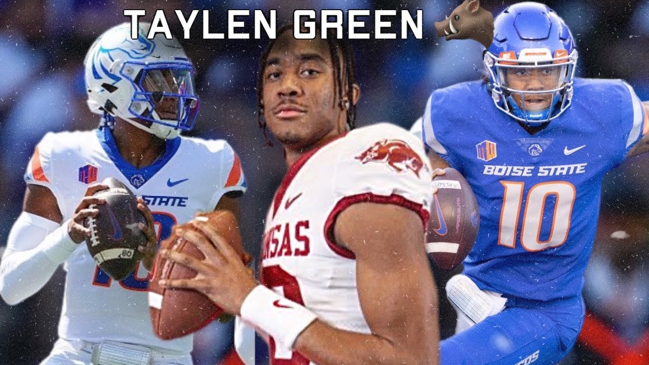 &ldquo;WELCOME TO ARKANSAS&rdquo; || Boise State QB Taylen Green Highlights
