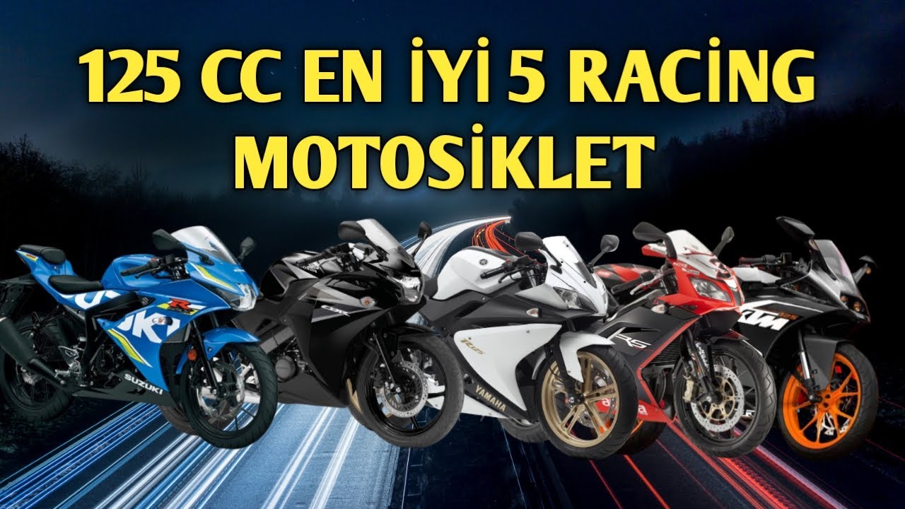 En İyi 125 CC 5 Racing Motosiklet (Yarış Motoru Tarzında!)