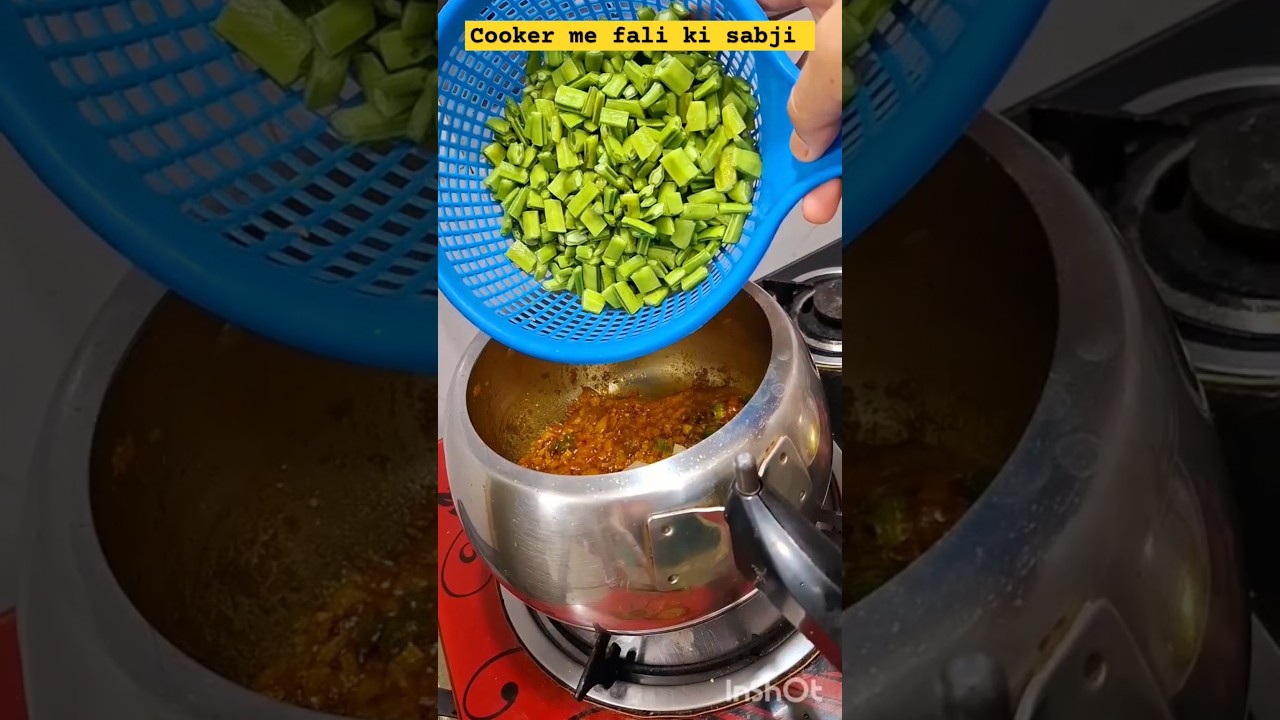 कुकर में ग्वार फली आलू की सब्जी #gwarfalikisabji