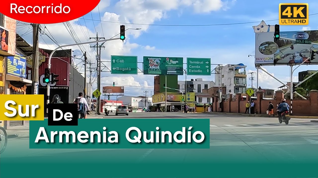Sur de Armenia Quindío 2023 | Recorrido por las calles del sur de la Ciudad Milagro de Colombia
