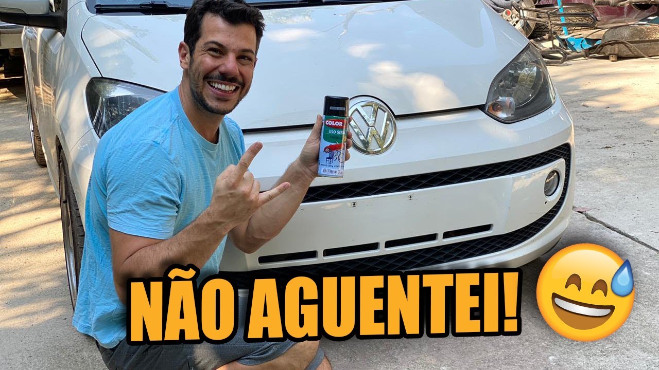 PINTEI O VW UP! TSI 😂!! E NÃO É QUE FICOU LEGAL?? E AI CURTIRAM??🤔 Ft. @Colorgin Spray!