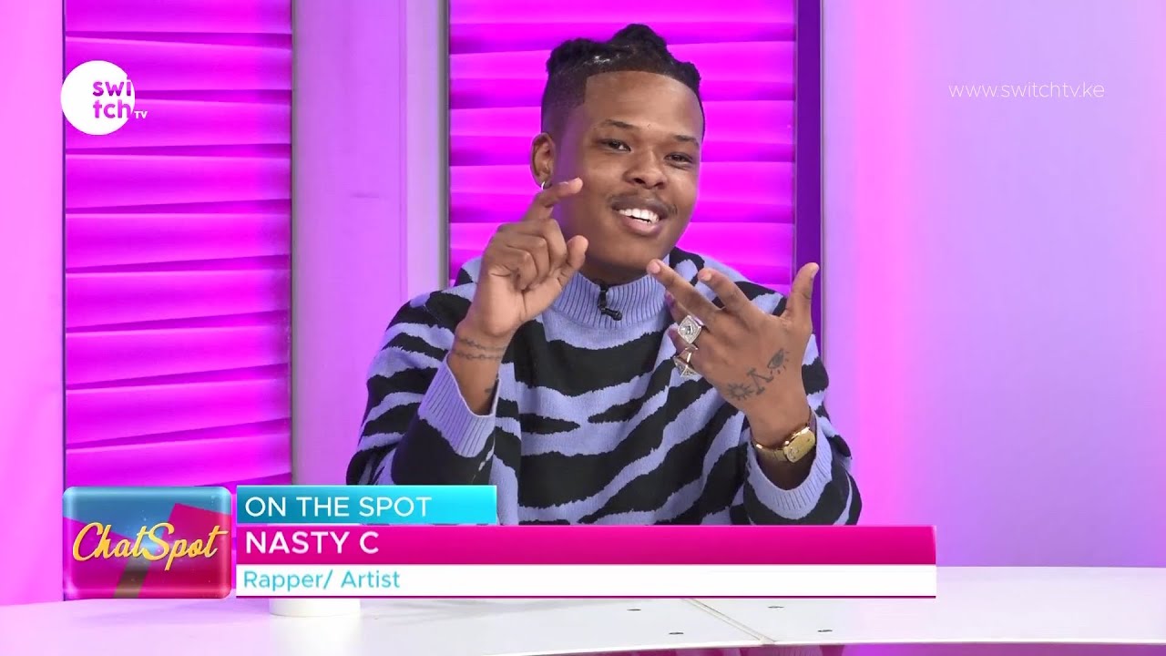 Rapper Nasty C from SA came to Chatspot | Describe yourself in 5 words - On the spot