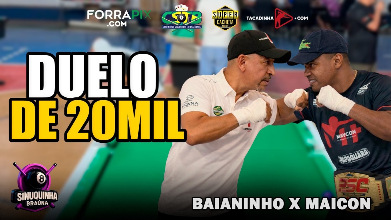TORCIDA INVADIU A ARENA! 😱 Baianinho de Mauá vs Maycon TF – JOGO DE 20 MIL REAIS 🔥