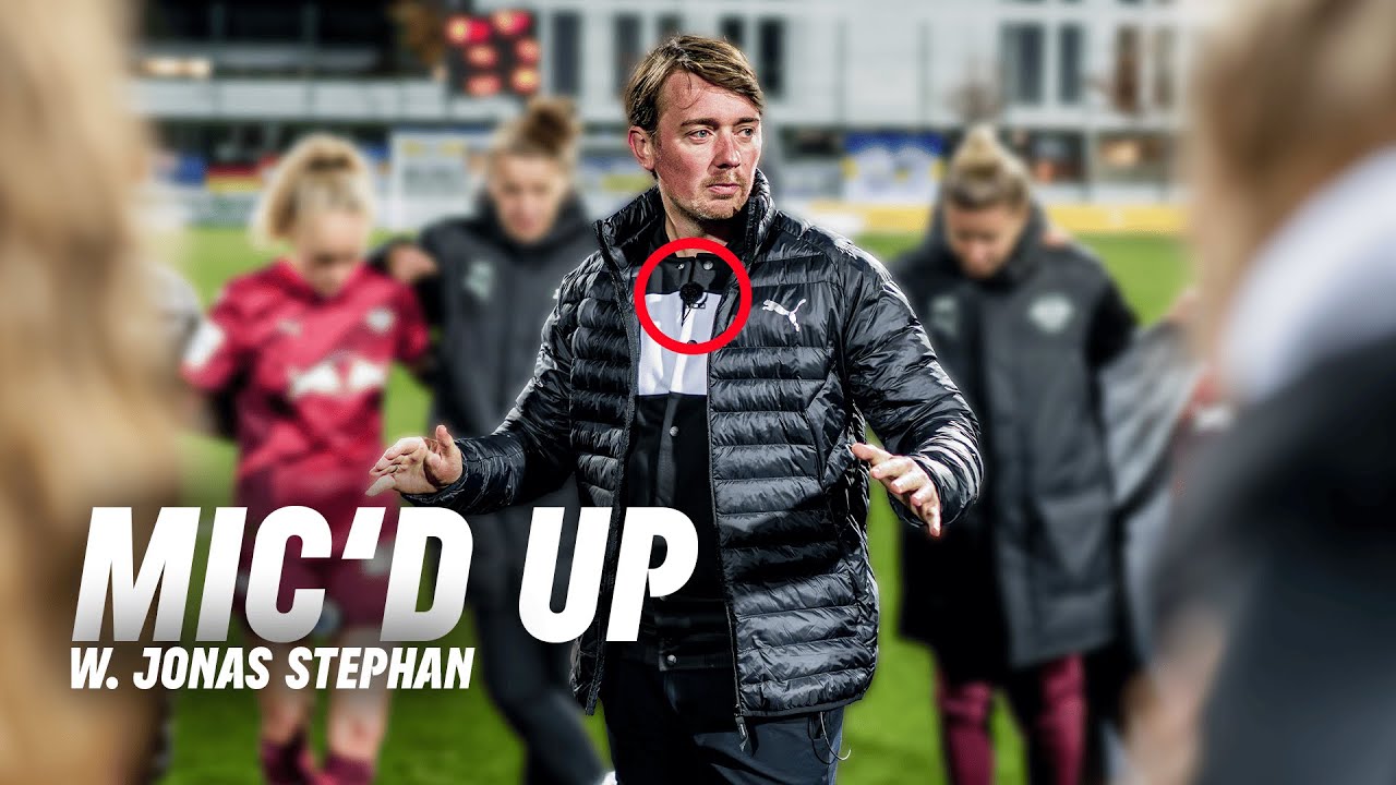 Trainer Jonas Stephan Mic'd Up beim 8. Heimsieg in Folge! 🎙️ | RB Leipzig - Jena 2:0 | Highlights