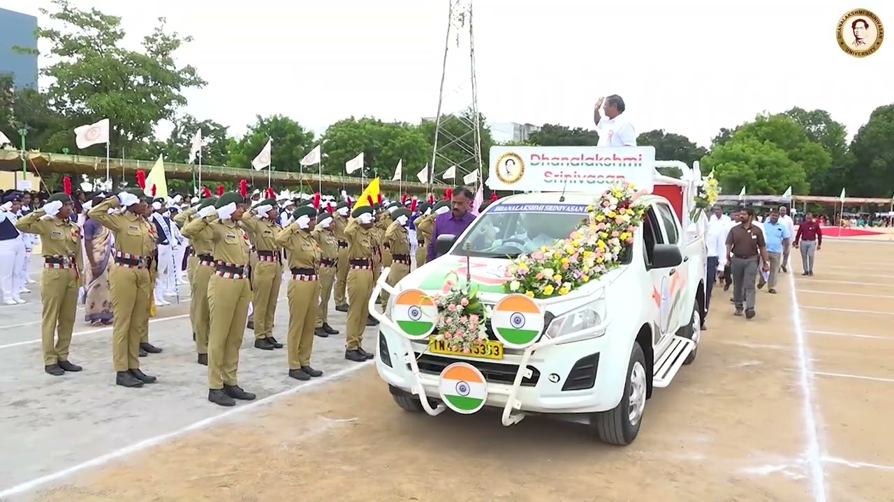 79th independence day  celebration @DHANALAKSHMI SRINIVASANUNIVERSITY PERAMBALUR