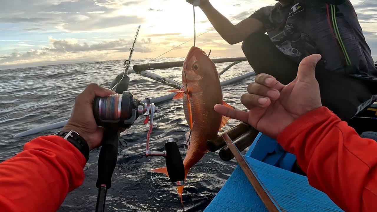 PART 1‼️ VERTICAL JIGGING USING 300GRAMS JIG.HARVEST CATCH.  FISH ARE SO ANGRY! #fishing #fish 