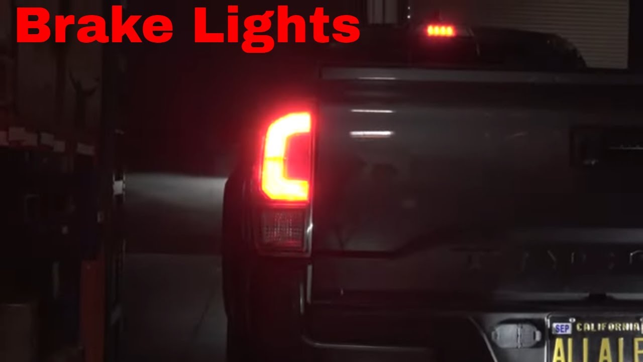 Replace | Change Toyota Tacoma Brake Tail Lights Bulb | LED Install