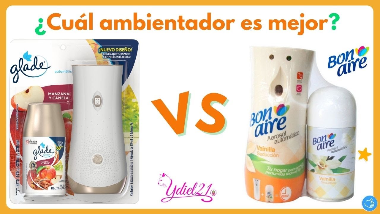 Ambientador Glade VS Ambientador Bon Aire (Características)🌻🌷