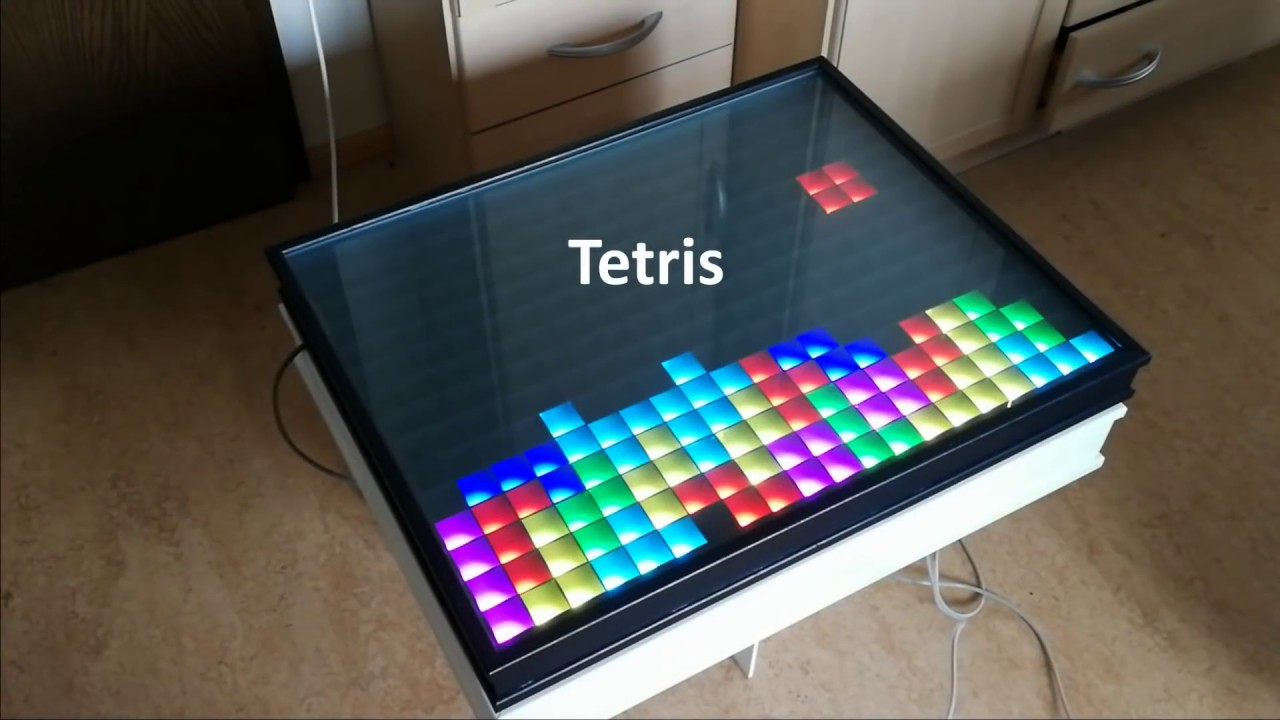 LED-Matrix Table - 300 LEDs - Raspberry Pi - C++ Engine - Custom Controllers
