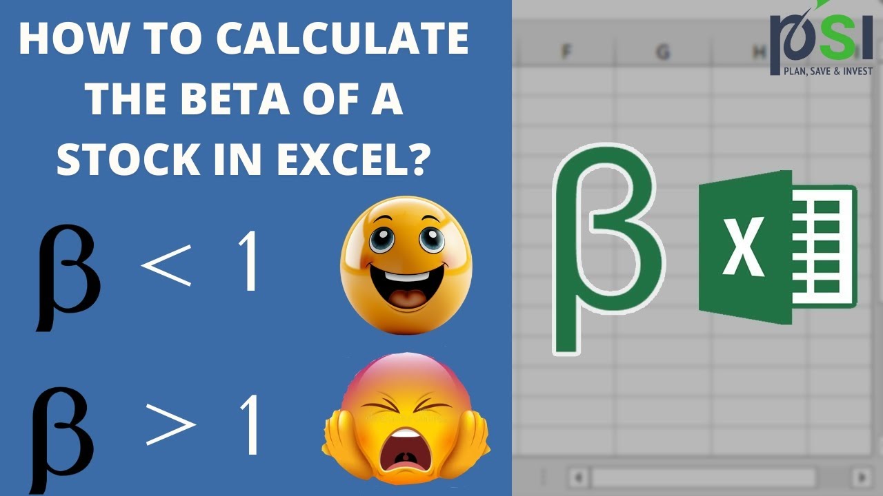 Calculating Beta of a Stock in Excel? Simplified.