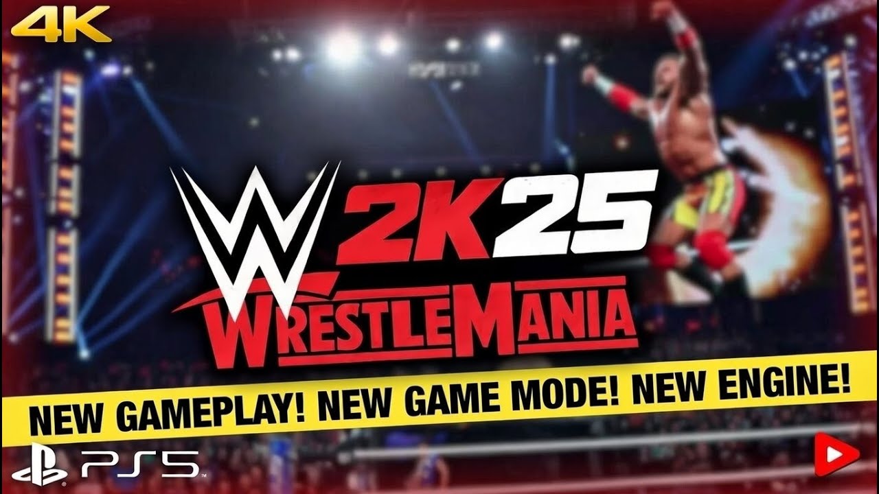 🚨 WWE 2K25 WRESTLEMANIA LIVE on PS5 4K! 😱 INSANE NEW ENGINE & GAMEPLAY! 🔥
