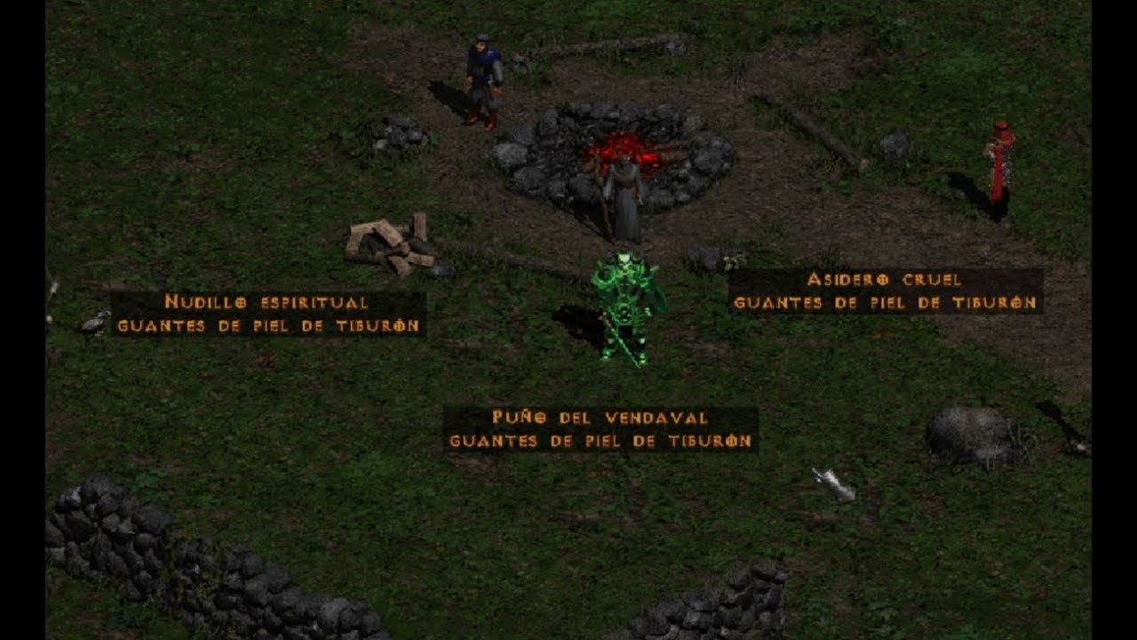 Diablo 2 Esp 😈 Creando guantes de sangre (Leed comentario)