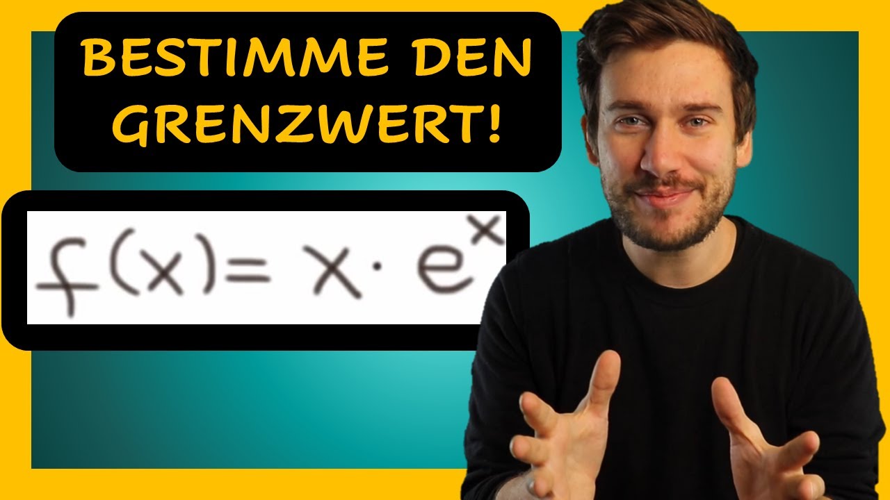 Grenzwerte einer e-Funktion bestimmen | Kurvendiskussion (Erklärung mit Beispielen)