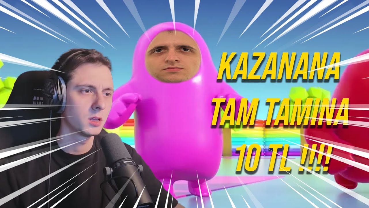 BÜYÜK ÖDÜLLÜ FALL GUYS TURNUVASI | KAZANAN BÜTÜN SERVETİMİ ALIYOR (10TL)