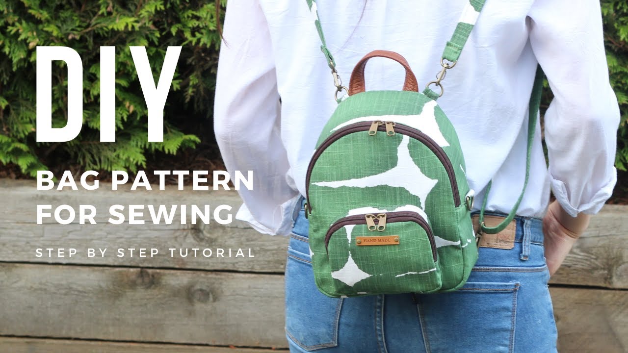 Mini Bag Pattern for Sewing,  [Part 7]  Bind the Bias (1642) Step by step tutorial