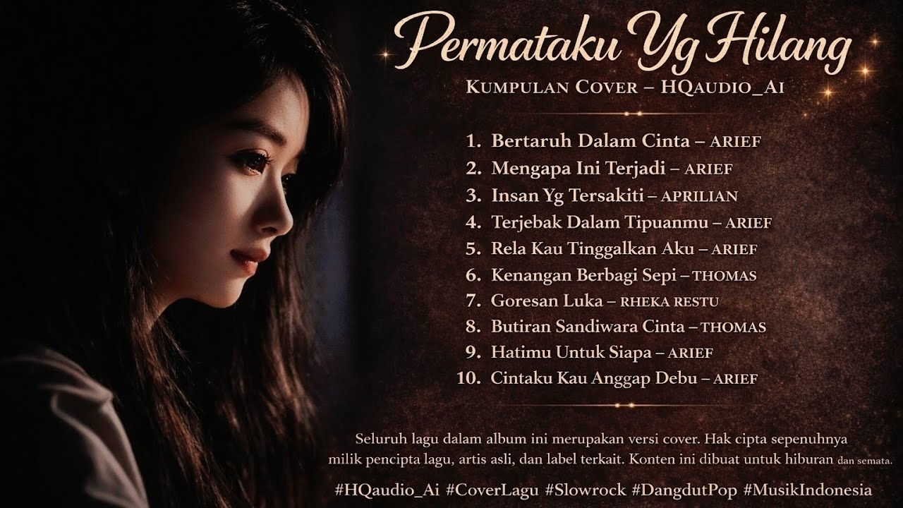 Permataku Yang Hilang – Slowrock Cover Album Penuh Kenangan | HQaudio_Ai