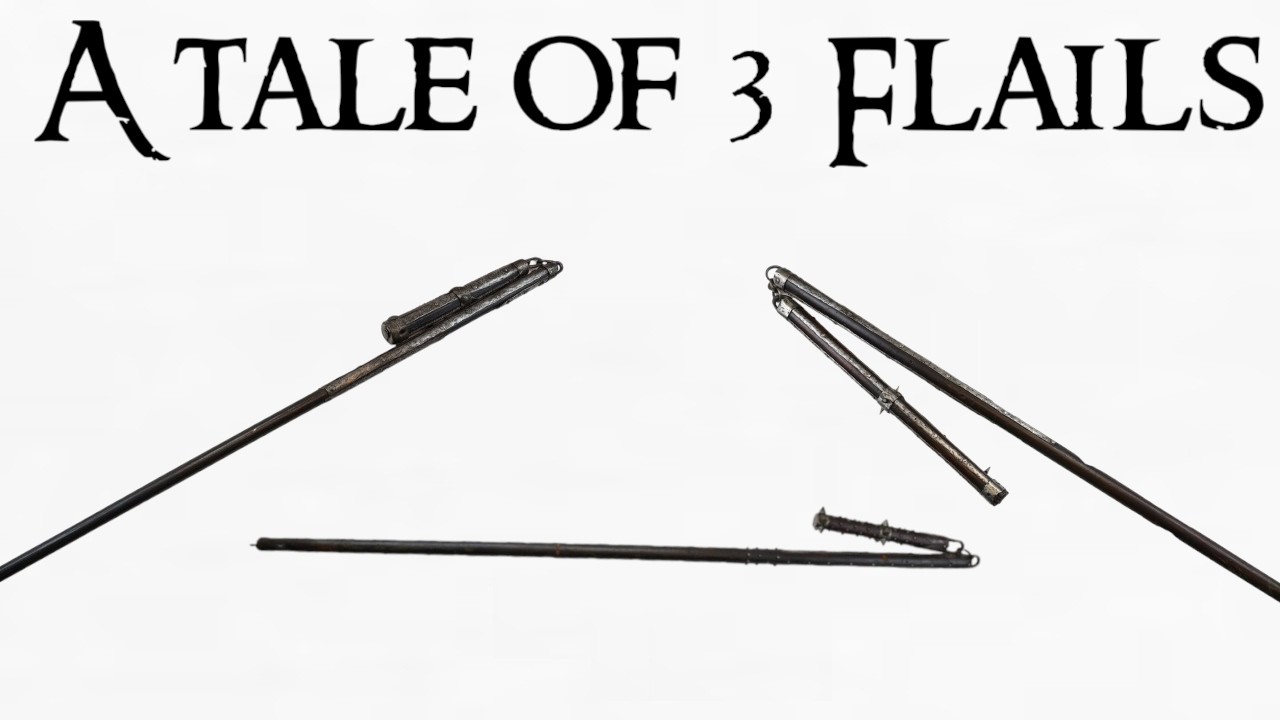 Taking a look at 3 antique Flails