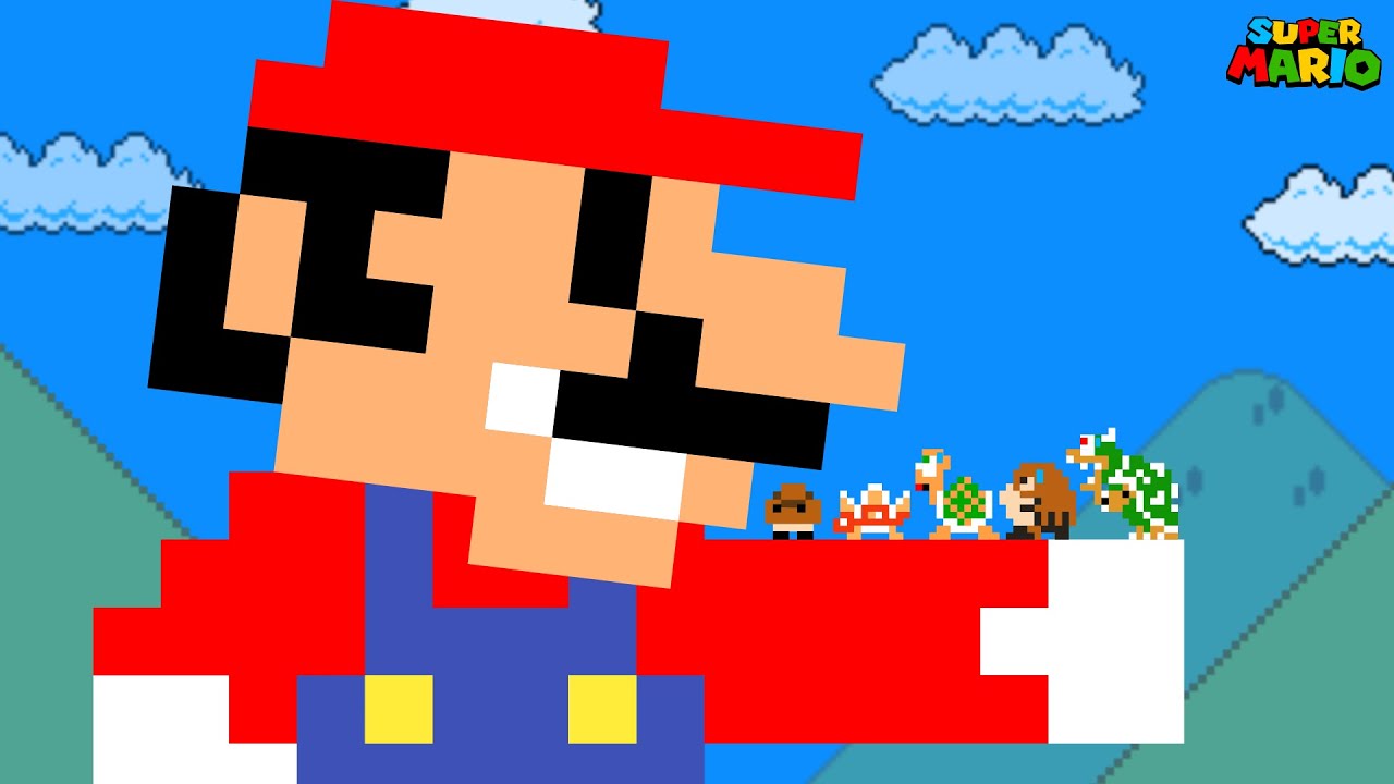 Super Mario Bros., but All BOSSES Are Tiny...