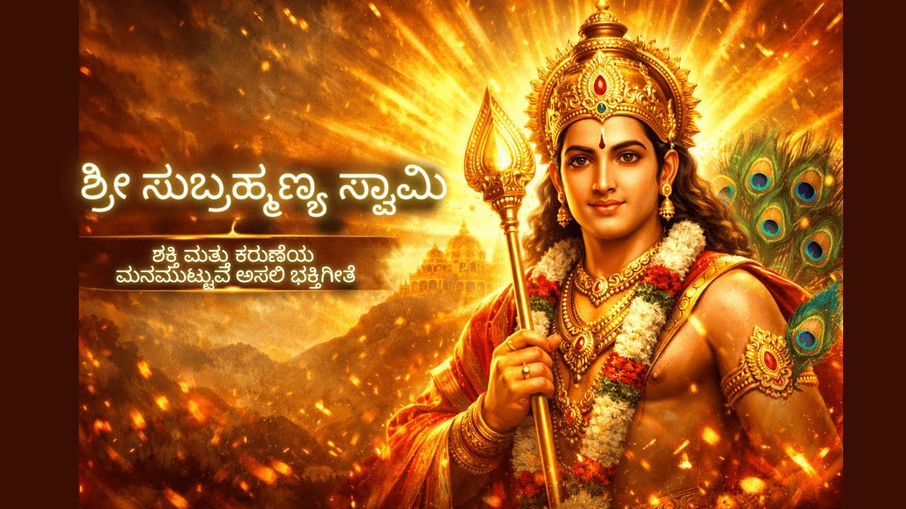 ಶ್ರೀ ಸುಬ್ರಹ್ಮಣ್ಯ ಸ್ವಾಮಿ – The Divine Warrior of Light  | A Soulful Original Song of Strength & Grace