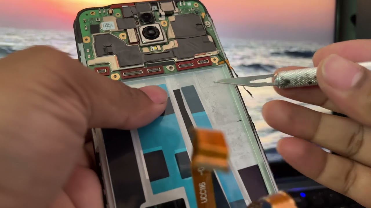 Oppo f11 screen replacement with frame