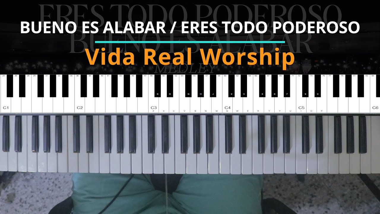 #TUTORIAL Medley 2: Bueno es alabar - Eres Todo Poderoso - Vida Real Worship | Kevin Sánchez Music