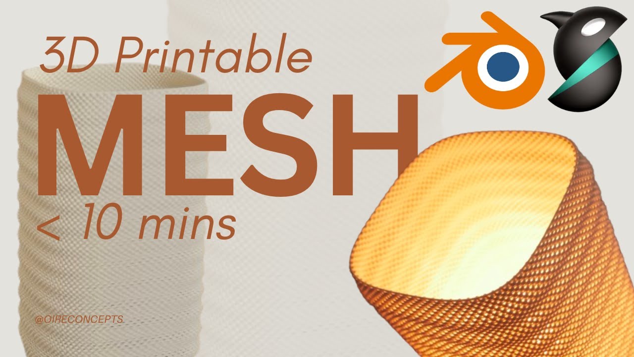 Creating 3D Printable Mesh in Under 10 Mins!