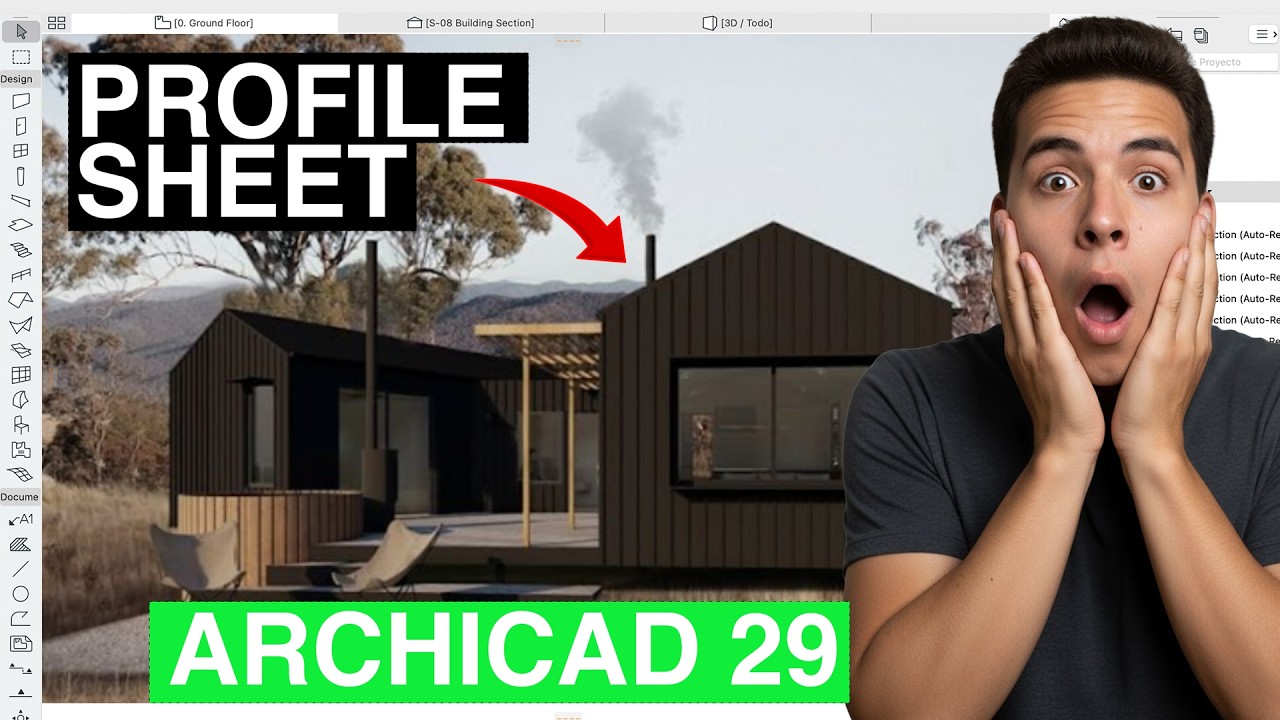 FACHADAS NÓRDICAS PERFECTAS! Profile Sheet en ARCHICAD / Lloni Rodriguez