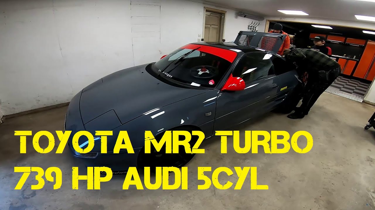 Toyota MR2 With Audi 5cyl Turbo 739hp