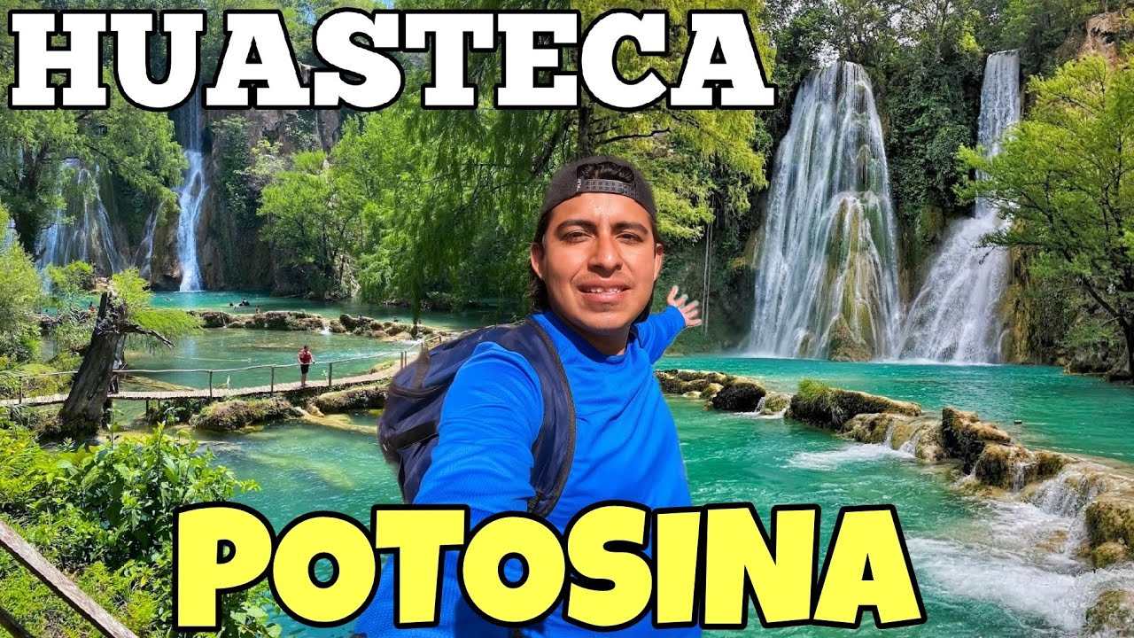 HUASTECA POTOSINA 🇲🇽 Cascadas MINAS VIEJAS/ Tamasopo/ Aquismon ✅️ ¡Recorriendo México en moto!