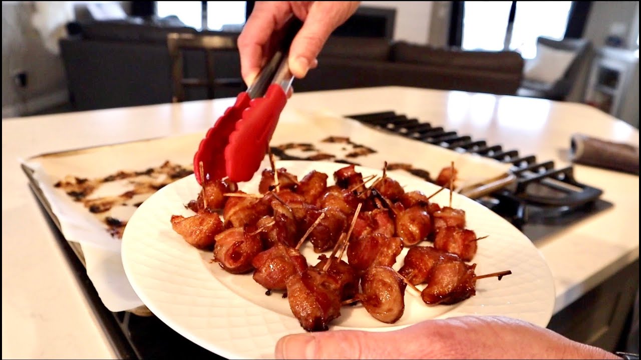 Bacon-wrapped Water Chestnuts (so easy!)