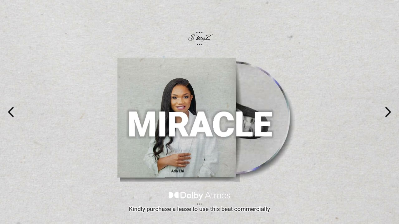 🎧{FREE} Afrobeat Gospel Instrumental "Miracle" - Ada Ehi x Eben x Moses Bliss x Limoblaze Type Beat