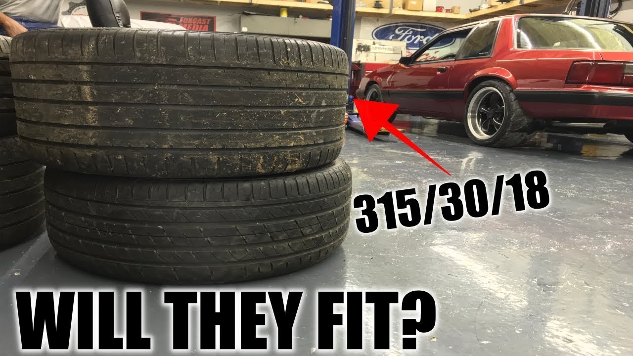 How big of a tire can you fit under a foxbody? *BIG MEAT CHALLENGE*