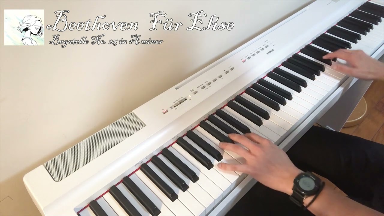 Beethoven Für Elise-Bagatelle No. 25 in A minor