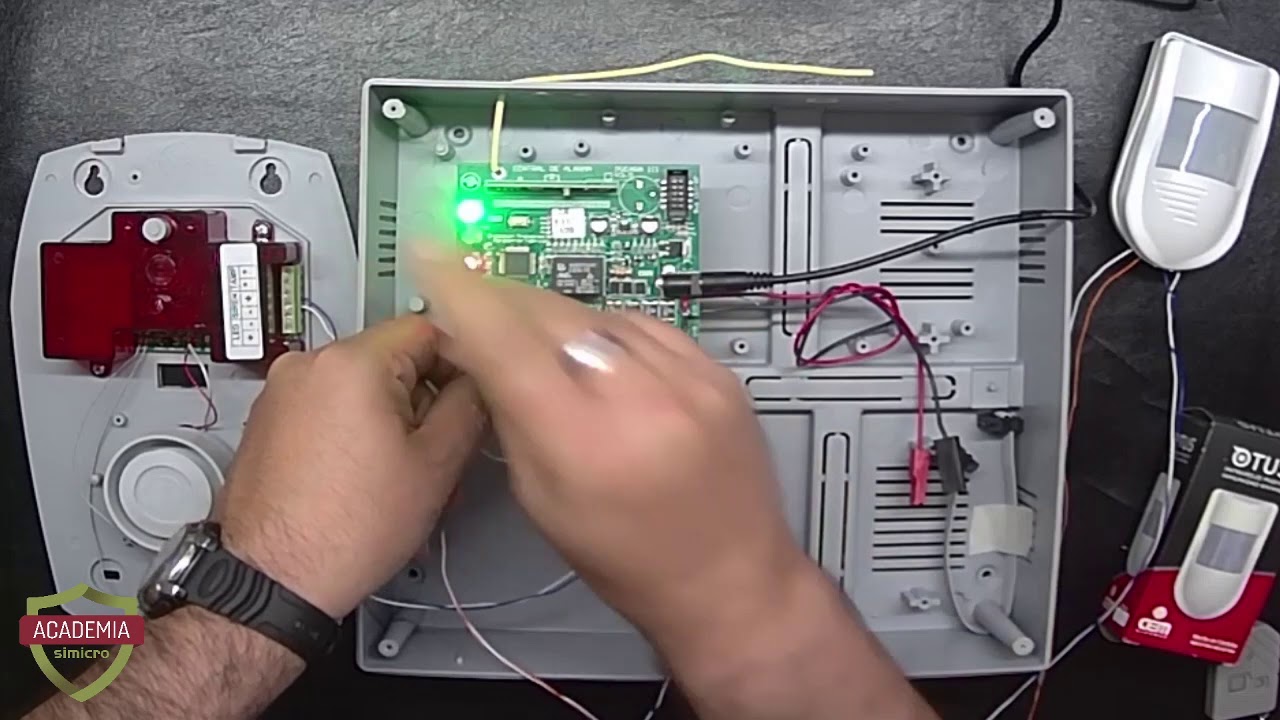 Alarmas CEM Pucara II conexión sensor movimiento