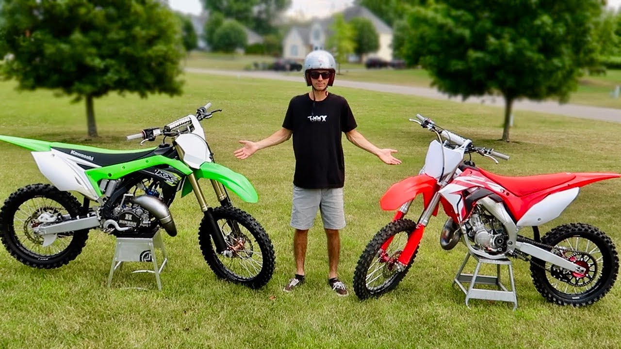 KX125 Gets a Rebuild! KX125 VS CR125 SOUND
