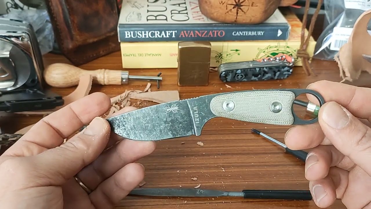 ESEE IZULA PROBLEMI CON LE  GUANCETTE OPZIONALI.