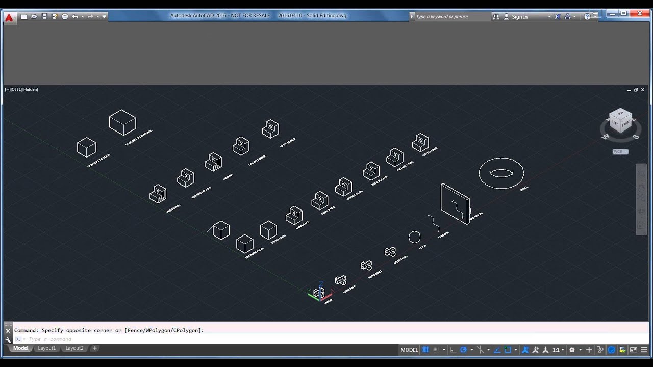 The 3rd Dimension: Solid Editing Tips & Tricks in AutoCAD 2016