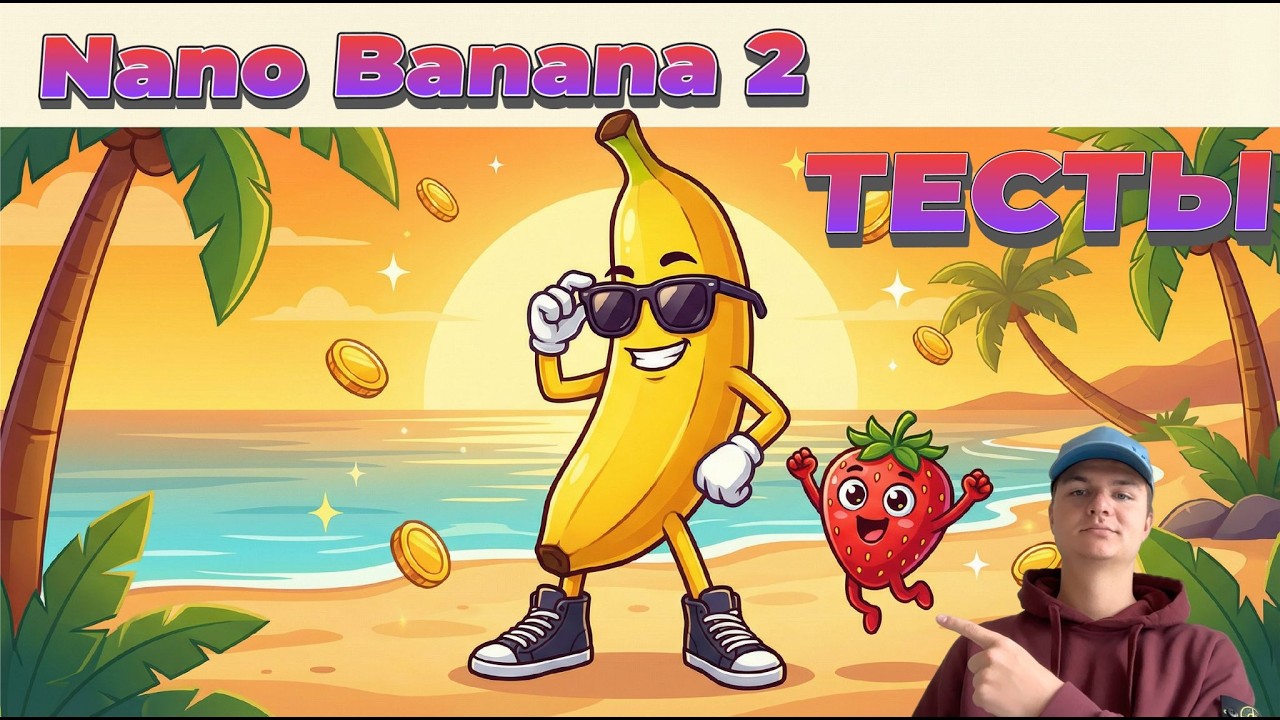 ЧЕСТНЫЕ ТЕСТЫ Nano Banana 2 + Сравнение с Nano Banana Pro