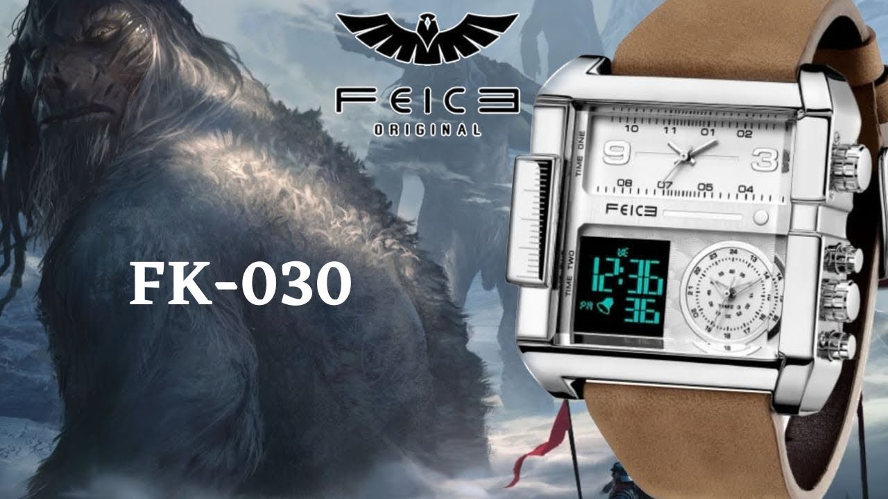 Reloj FEICE FK-030 Multifunción, 3 usos horarios. Un gigante en tu muñeca