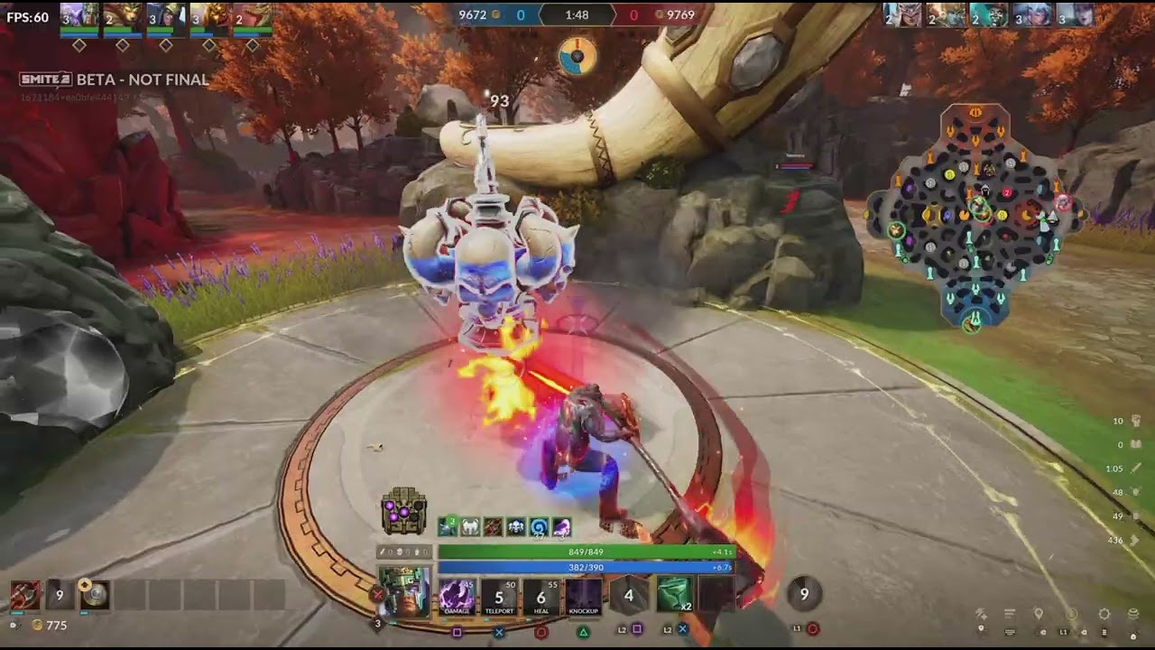 Smite 2 Open Beta Obsidian Rank Conquest Chaac Solo | 0-11 Anhur ADC Tdawg305 Threw This Game!