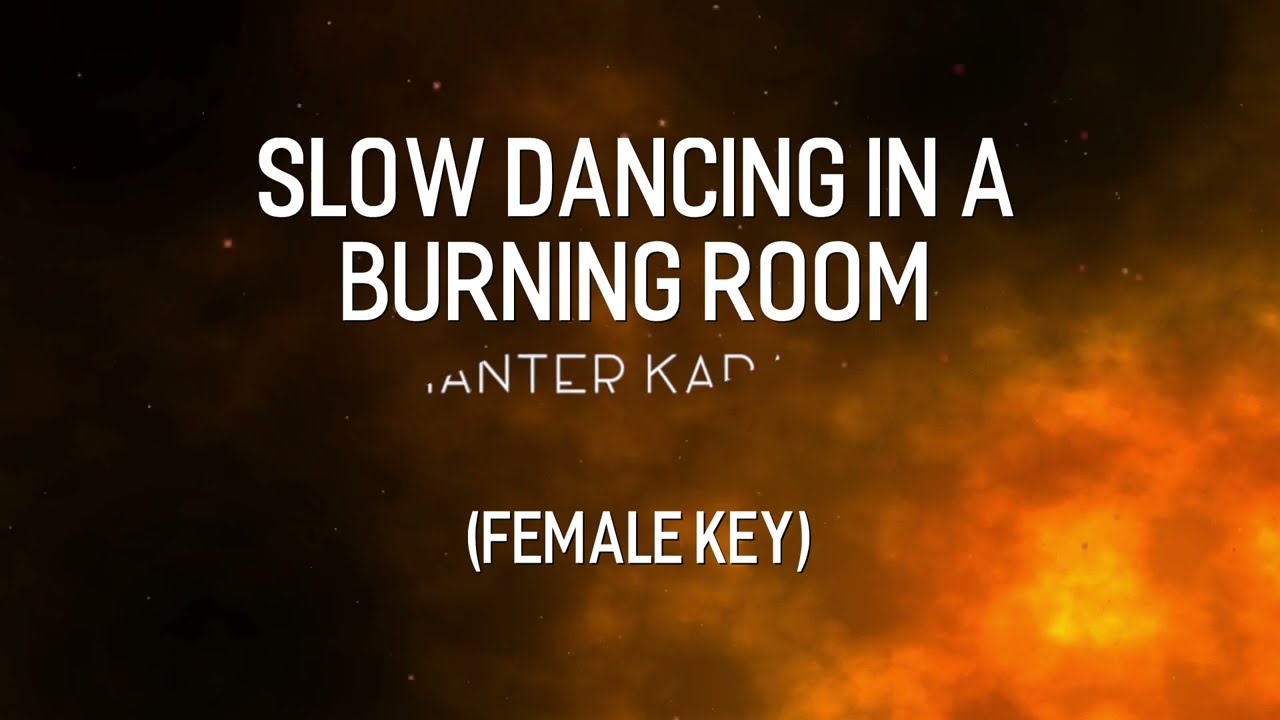 Slow Dancing in a Burning Room (Female Key) • John Mayer • Karaoke