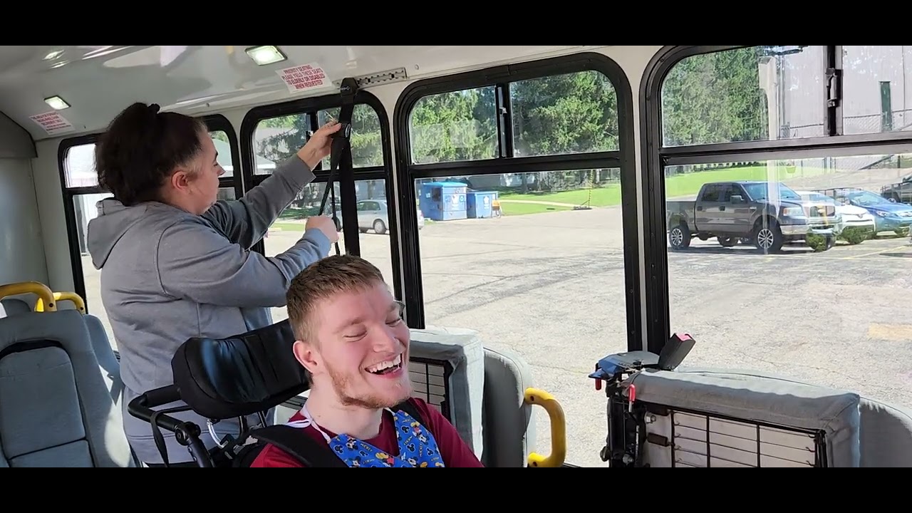 Sam takes the bata bus home from school 9.14.23, Bonnie the driver @onthatnote