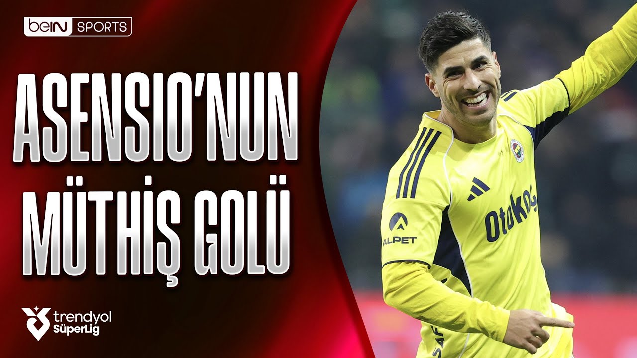 Marco Asensio'nun Uzaklardan M&uuml;thiş Gol&uuml; | Kocaelispor - Fenerbah&ccedil;e | Trendyol S&uuml;per Lig