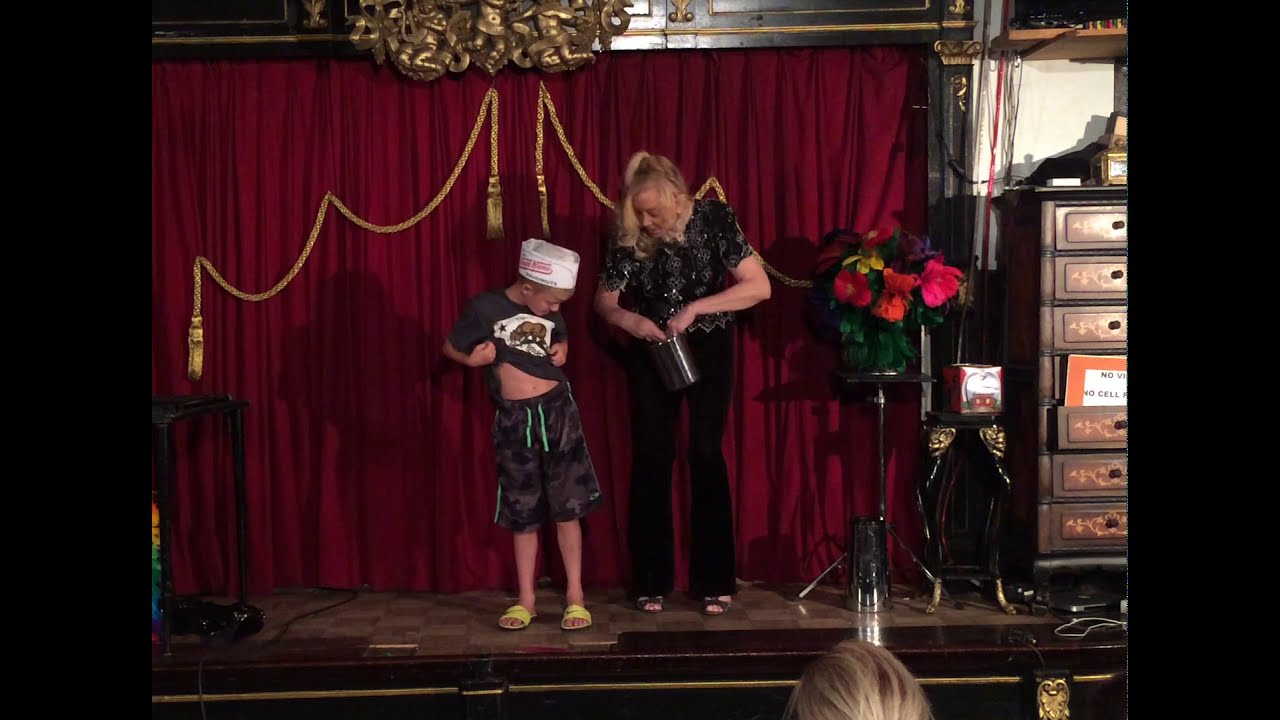Legendary magician Dorothy Dietrich sleight of hand coins routine mentored by NYC Magician Al Flosso