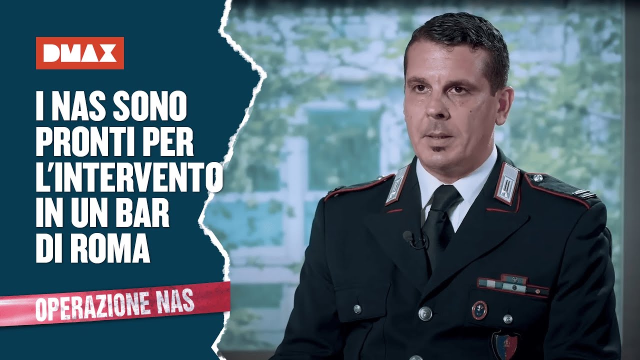 I NAS sono pronti per l'intervento in un Bar di Roma | Operazione NAS